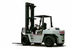 Nissan PLS40 4000 Pounds Dual Fuel Counter Balanced Truck PLS40