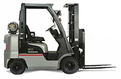 Nissan AL30 3000 Pounds Dual Fuel Counter Balanced Truck AL30_ForkliftNet.com