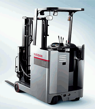 Nissan U01/U02, JC01 Stand-on Four Wheel Electric Counter Balanced Truck U01/U02, JC01