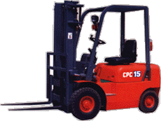 Shanxi CPQ1.5 1.5T Diesel Gas Counter Balanced Truck CPQ1.5