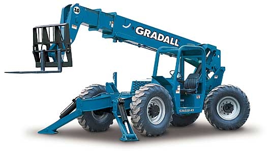 Gradall 10,000 Pounds Telescopic Handler 534D10-45_ForkliftNet.com