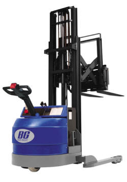 Blue Giant BGNR-30 3000 Pounds Pedestrian Narrow Aisle Reach Stacker BGNR-30