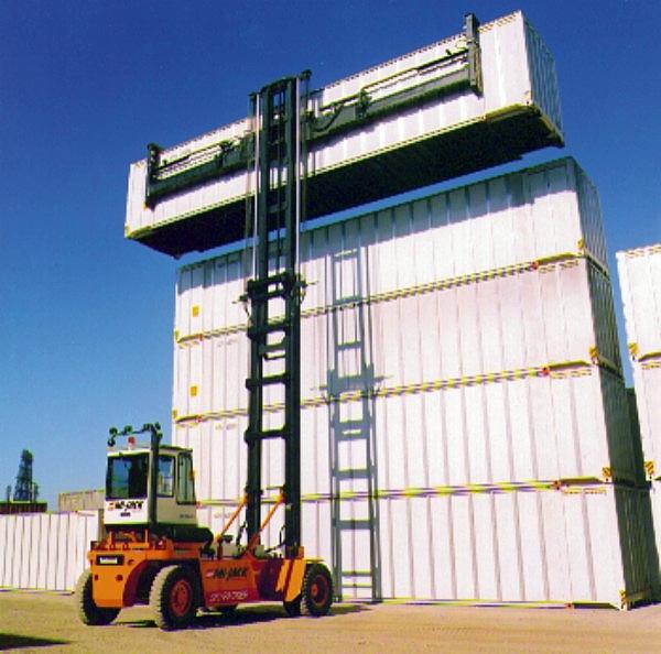 Mi-Jack Diesel Container Handler Counter Balanced Forklift-Empty Container Truck
