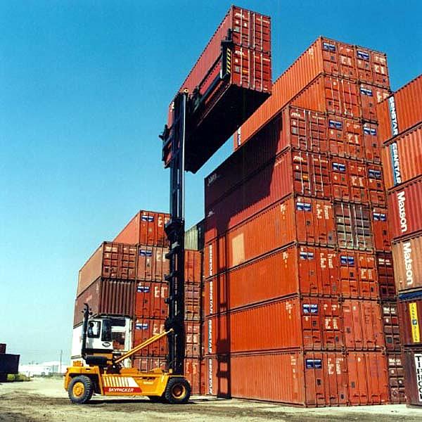 Mi-Jack H78 Diesel Container Handler Counter Balanced Forklift-Empty MJ 25 H78 SkyPacker (Double Box