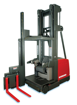 Raymond 3000 Pounds High Level Man-Up Three-way Stacker EASI SEING-REACH