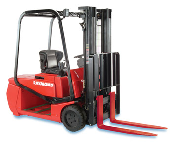Raymond 3000-3500 Pounds Sit-down Three Wheel Electric Counter Balanced Truck 3-Wheel Sit-Down Count