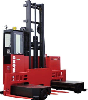 Raymond 10000 Pounds Diesel Side Loading Forklift Sideloaders
