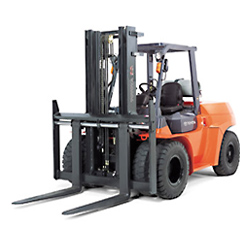 Toyota 7FDU60 13500 Pounds Hollow Tyre LPG/Gas/Diesel Counter Balanced Truck 7FDU60