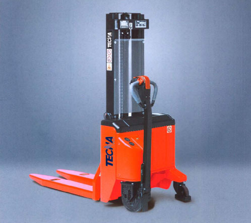 Tecna TMS10E 1T Pedestrian Semi-electric Stacker TMS10E