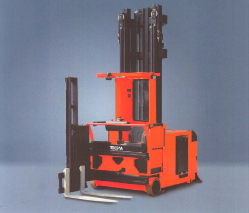 Tecna TMTC10 1T High Level Man-Up Three-way Stacker TMTC10