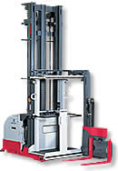 NICHIYU RFTP Series 0.5-1.5T Three-way High Level Man-down Stacker RFTP Series (PALLET PICKER TYPE)