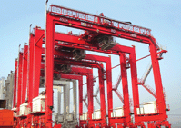 Zhenhua ZPMC Tyre Mobile Gantry Crane ZPMC