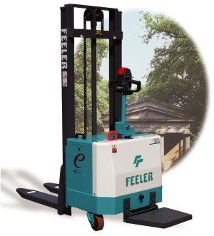 Fukeli Stand-on Full Electric Stacker PBS-10_ForkliftNet.com