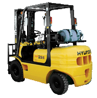 Hyundai Dual Fuel Counter Balanced Truck HLF30II