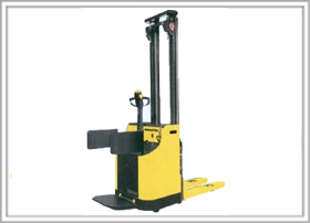 Komatsu 1.4T Stand-on-board High Lift Electric Pallet Truck EGV-S 14