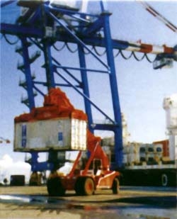 Mitsubishi Diesel Container Reach-Stacker PPM Container Reach-Stacker_ForkliftNet.com