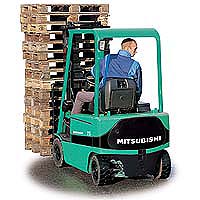 Mitsubishi Four Wheel Electric Counter Balanced Truck FBK