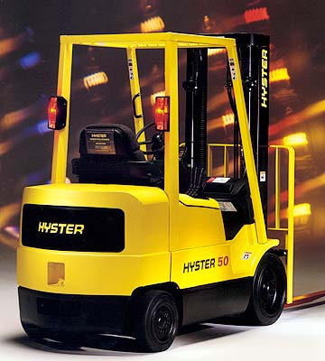 Hyster 2400-6500 Pounds Four Wheel Electric Counter Balanced Truck E40-65XM