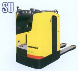 Komatsu 2T Stand-on Electric Pallet Truck