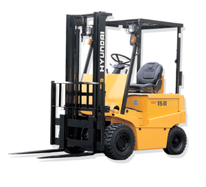 Hyundai OEM 1.5T Four Wheel Electric Counter Balanced Truck HBF15III