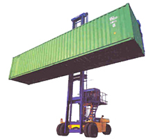 Komatsu Diesel Container Handler Counter Balanced Forklift-Empty ECH Series_ForkliftNet.com