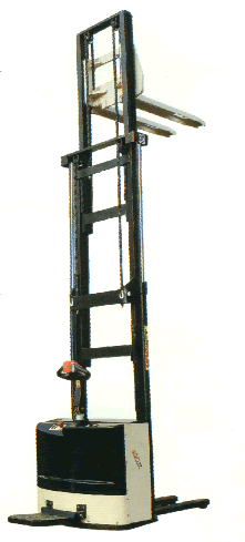 Tuolike Export Type 1.4-1.6T Stand-on Full Electric Stacker CG1646_ForkliftNet.com