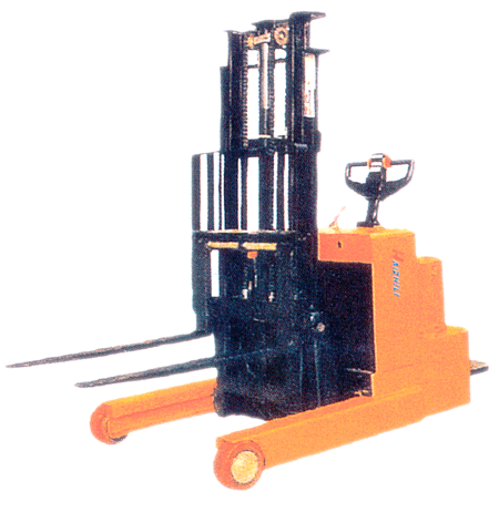 Haizhili Stand-on Full Electric Stacker HZL-131L/25_ForkliftNet.com