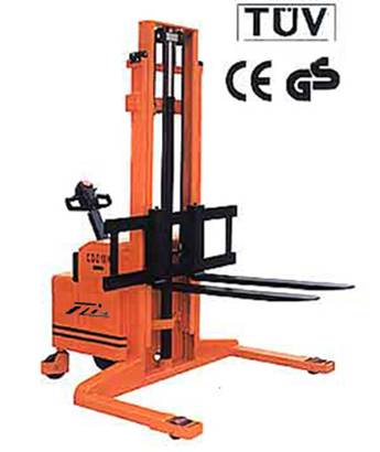 Taiguan Pedestrian Full Electric Stacker Wide Straddle-leg