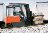 Toyota Four Wheel Electric Counter Balanced Truck 7FBH Series_ForkliftNet.com