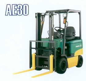 Komatsu Four Wheel Electric Counter Balanced Truck AE30