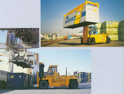 TCM Diesel Container Handler Counter Balanced Forklift-Empty FD210Z5/FD230Z5/FD250Z5/FD280Z
