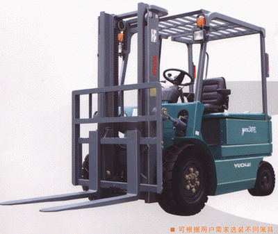 Yuchai Four Wheel Electric Counter Balanced Truck YCC10E-YCC35E