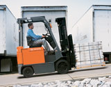 Toyota Pneumatic Tyre Four Wheel Electric Counter Balanced Truck 7FBCU Series