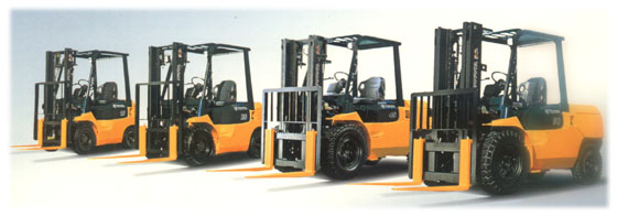 Toyota 1-5T Diesel Counter Balanced Truck 7F 1.5F T5