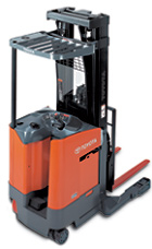 Toyota Stand-on Reach Truck Stand-on Reach_ForkliftNet.com