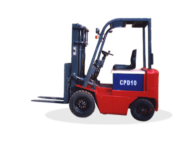 Jinzhou Wanli 1T Four Wheel Electric Counter Balanced Forklift CPD10