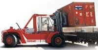 Ferrari 20-50T Diesel Container Handler Counter Balanced Forklift-Full Container Counter Balanced_ForkliftNet.com
