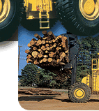 Letourneau 70,000 Pounds Wood Catch Special Forklift 3592SL