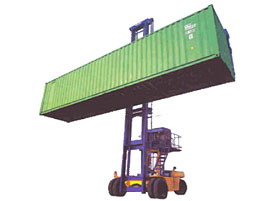 Komatsu Diesel Container Handler Counter Balanced Forklift-Empty ECH Series