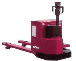 TCM Stand-on-board Electric Pallet Truck