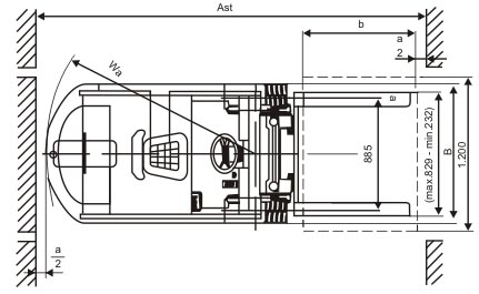 Clift Three Wheel Electric Counter Balanced Truck MEK 15ET