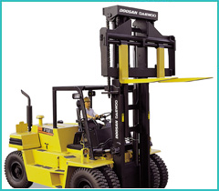 Doosan 10-15T Diesel Container Handler Counter Balanced Forklift-Empty D100/D120/D150