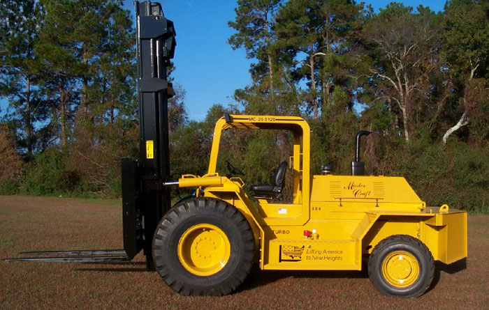 Master Craft 20,000 Pounds Rough Terrain Forklift MC-20-374