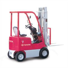 TOYOTA 0.7T Four Wheel Electric Counter Balanced Truck 3FB7