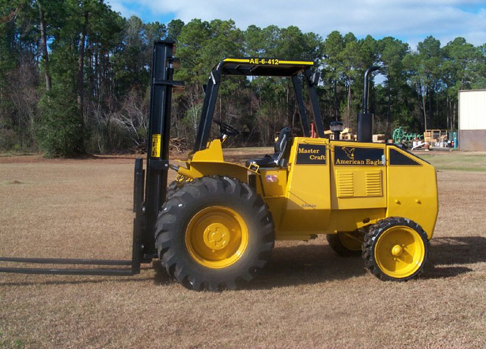 Master Craft 6,000 Pounds Rough Terrain Forklift AE-6332