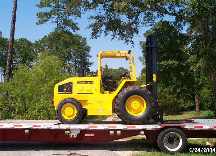 Master Craft 6,000 Pounds Rough Terrain Forklift AEII-6442