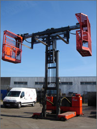 Amlift High Level Man-Up Stacker Préparateur de commande PKD