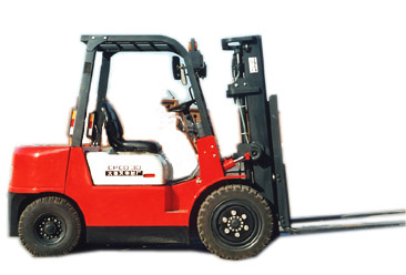OPERATING IN CONTAINER FORKLIFT TRUCK CPCD30_ForkliftNet.com