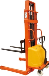 Semi-Electric Stacker with adjustable forks-W series