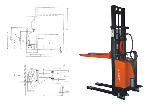 ZheJiang Noblelift Semi-electric stacker
